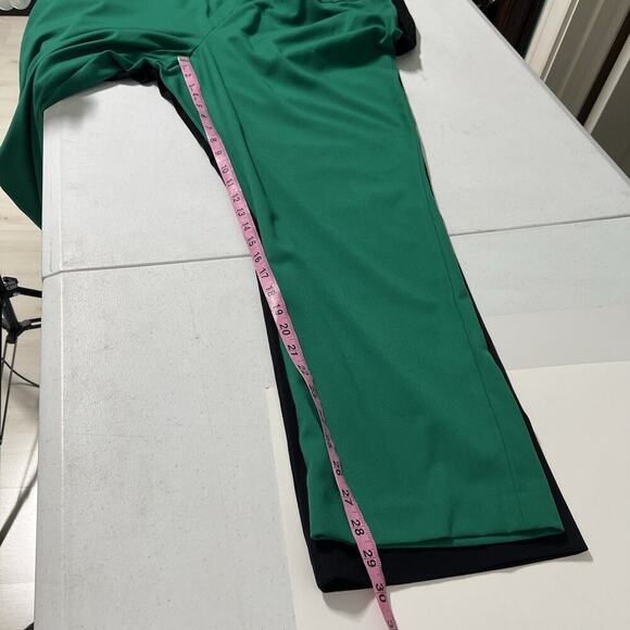 ALEX MARIE Dress Pants Womens Size 18 Lot Of 2 Green Black Wide Leg Stretch HR - Picture 10 of 11